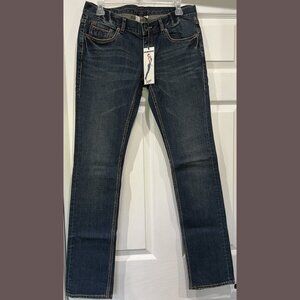 $185 NWT TED BAKER RIESER MID WASH SKINNY JEANS SIZE: 3/L34